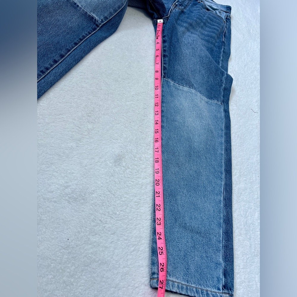 Gilded Intent Multi-Wash Patchwork 90's Straight … - image 5